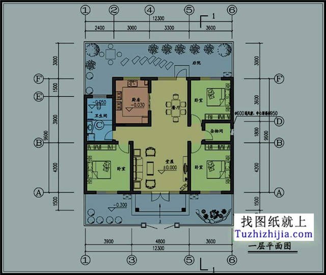 南北房子平面设计图