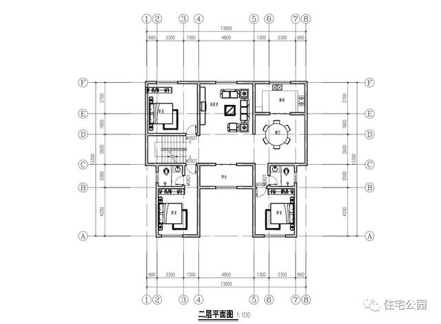 南北房子平面设计图