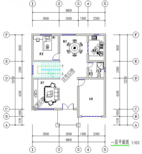 2600平方别墅平面设计