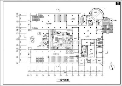 展厅建筑平面设计图