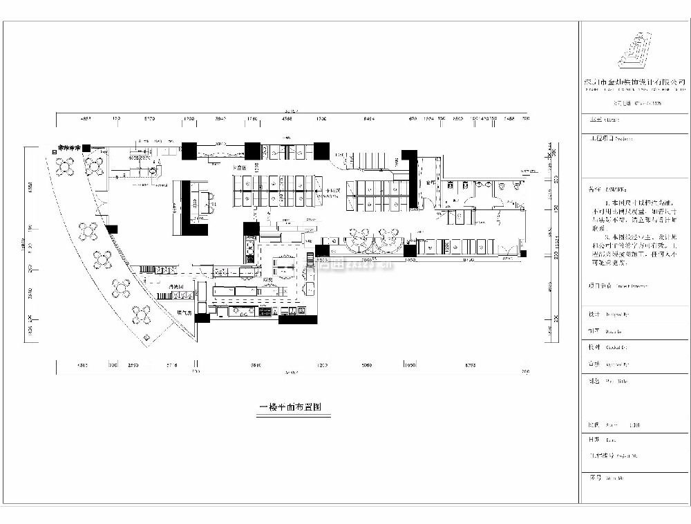 展厅建筑平面设计图