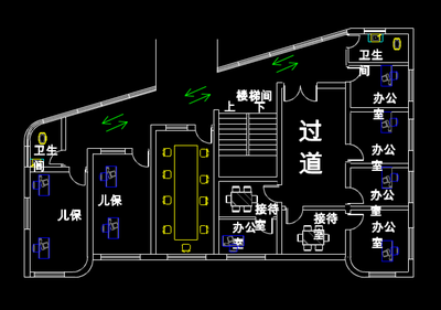 青花瓷室内平面设计图