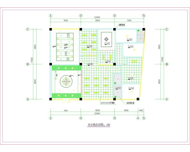 吊顶平面设计图照片