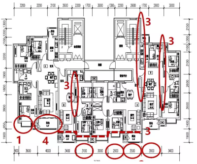 建筑平面设计模数