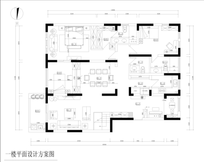 趣味客厅平面设计案例