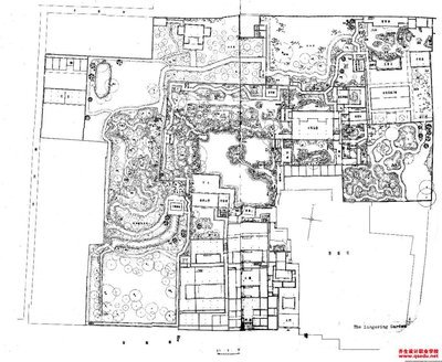 拙政园平面设计图纸图