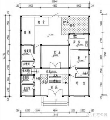 厕所屋顶平面设计图