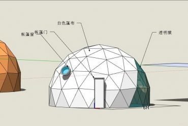 帐篷名宿平面设计图