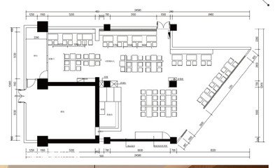 餐饮商铺平面设计图