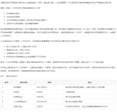 平面设计私活接单报价