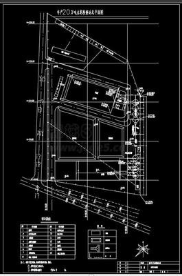 水泥总平面设计图纸