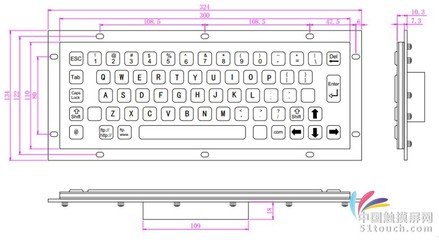 键盘桌面平面设计图纸尺寸